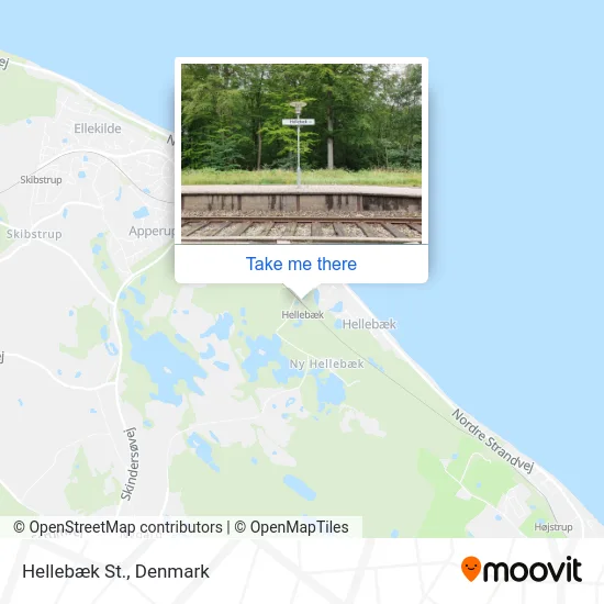 Hellebæk St. map