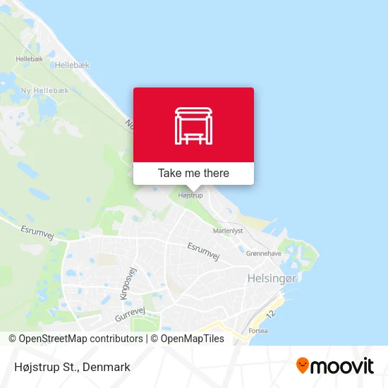 Højstrup St. map
