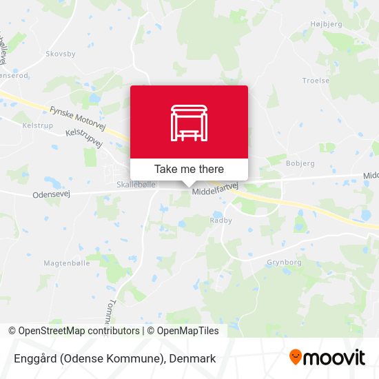 Enggård (Odense Kommune) map