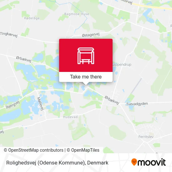 Rolighedsvej (Odense Kommune) map