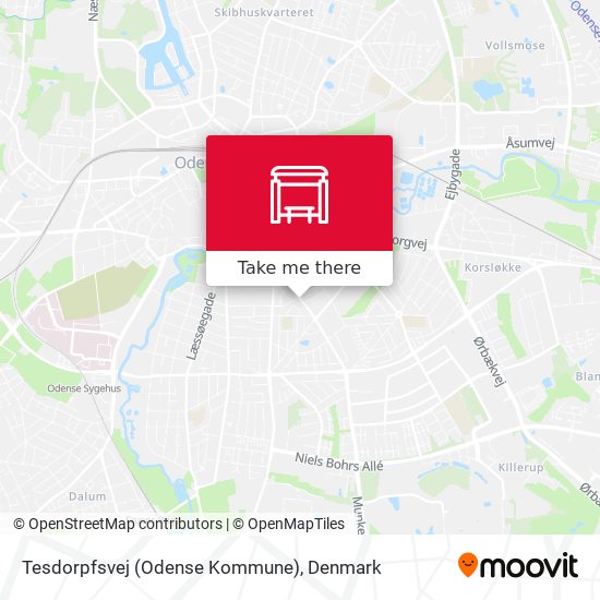 Tesdorpfsvej (Odense Kommune) map