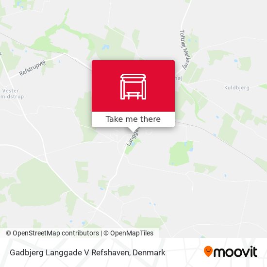 Gadbjerg Langgade V Refshaven map