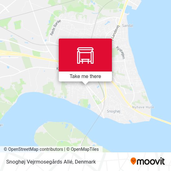 Snoghøj Vejrmosegårds Allé map
