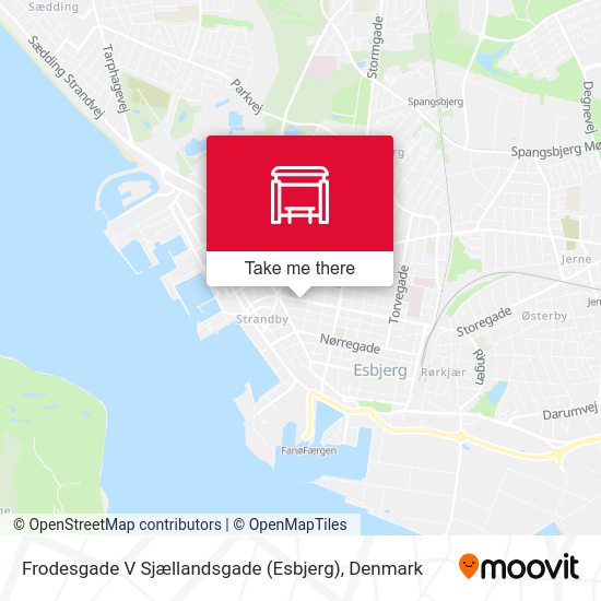 Frodesgade V Sjællandsgade (Esbjerg) map