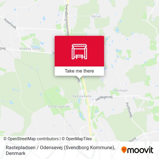 Rastepladsen / Odensevej (Svendborg Kommune) map