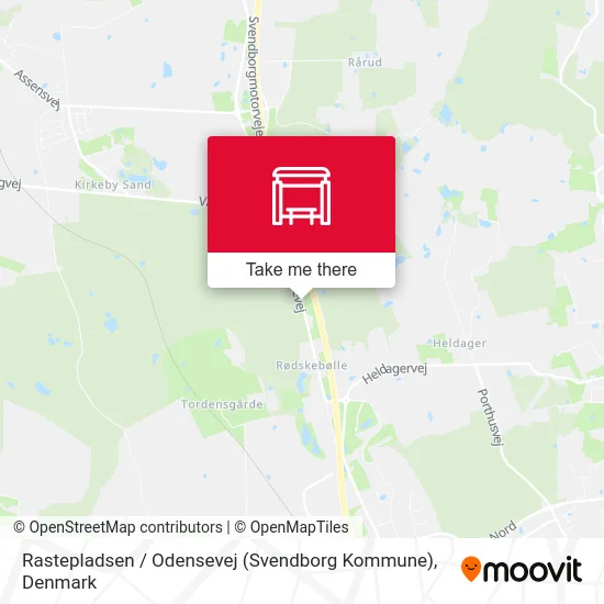 Rastepladsen / Odensevej (Svendborg Kommune) map