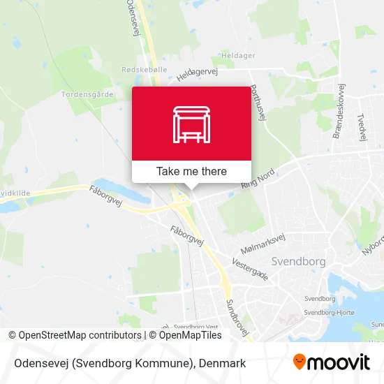 Odensevej (Svendborg Kommune) map