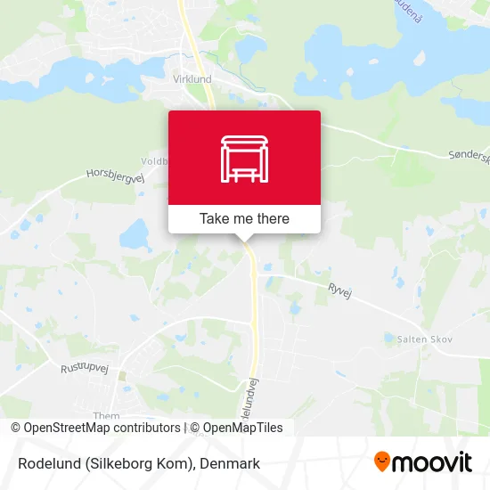 Rodelund (Silkeborg Kom) map