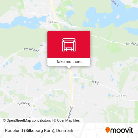 Rodelund (Silkeborg Kom) map
