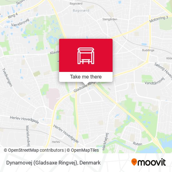 Dynamovej (Gladsaxe Ringvej) map