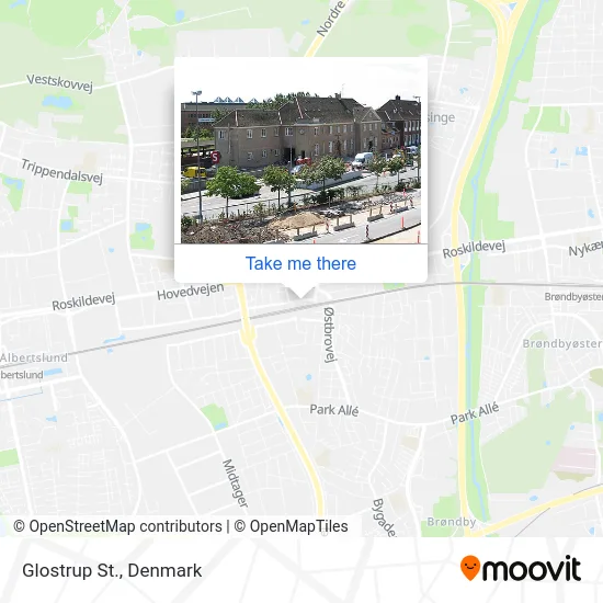 Glostrup St. map