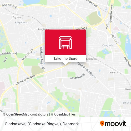 Gladsaxevej (Gladsaxe Ringvej) map