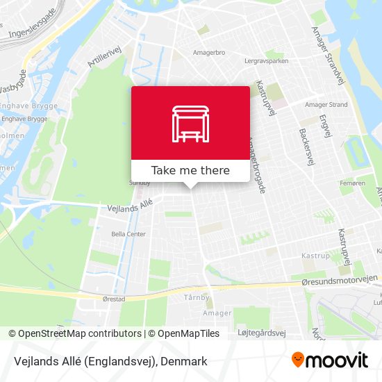 Vejlands Allé (Englandsvej) map