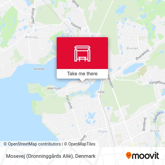 Mosevej (Dronninggårds Allé) map