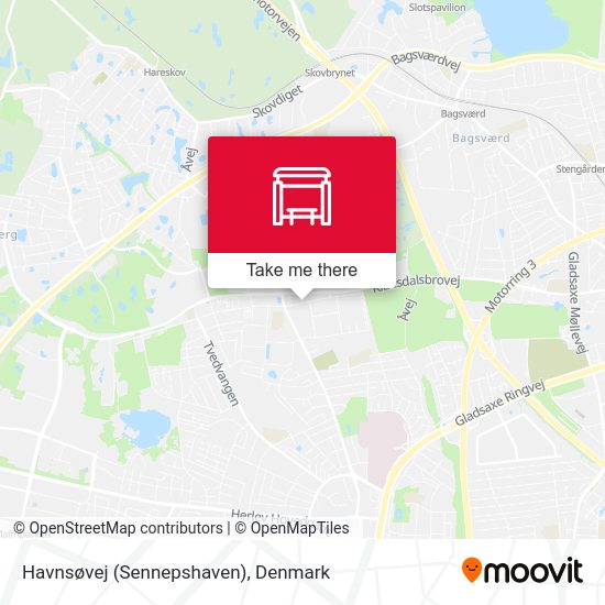 Havnsøvej (Sennepshaven) map