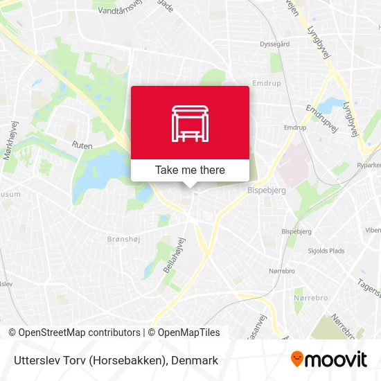 Utterslev Torv (Horsebakken) map