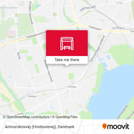 Antvorskovvej (Hvidovrevej) map