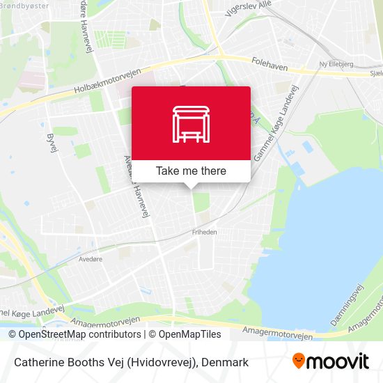 Catherine Booths Vej (Hvidovrevej) map