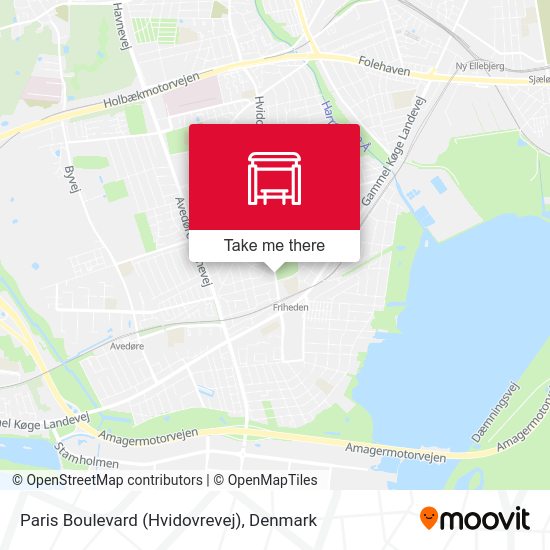 Paris Boulevard (Hvidovrevej) map