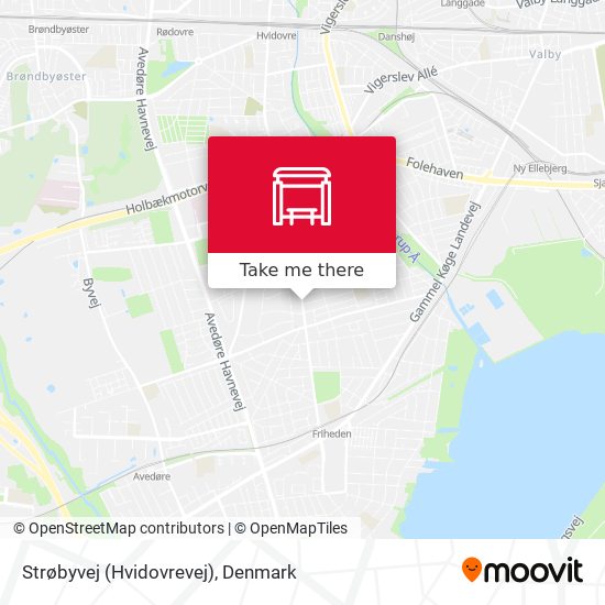 Strøbyvej (Hvidovrevej) map