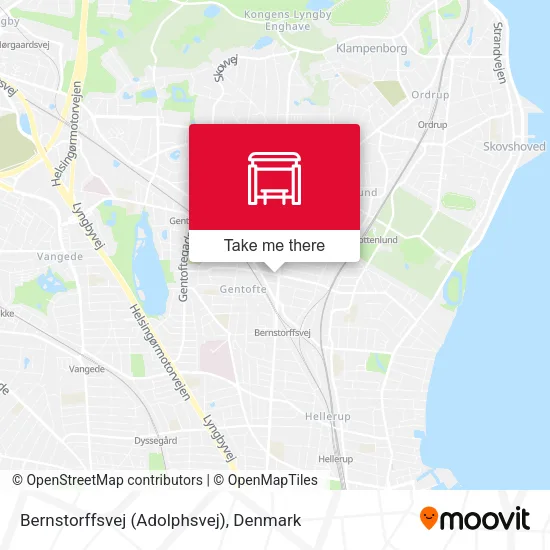 Bernstorffsvej (Adolphsvej) map