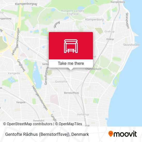 Gentofte Rådhus (Bernstorffsvej) map