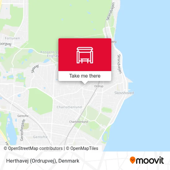 Herthavej (Ordrupvej) map