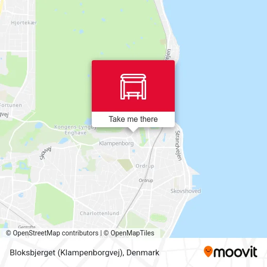 Bloksbjerget (Klampenborgvej) map