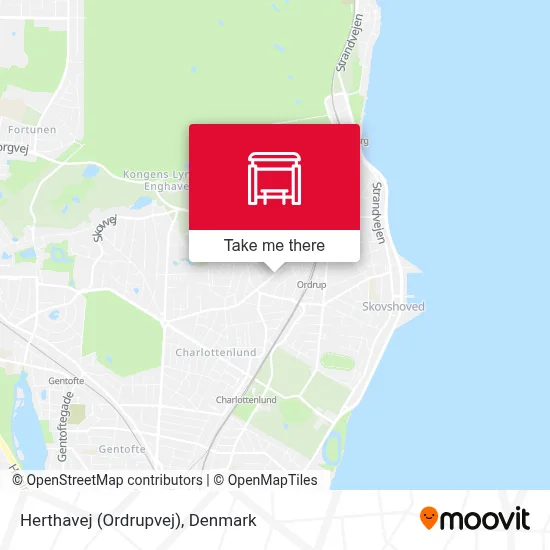 Herthavej (Ordrupvej) map