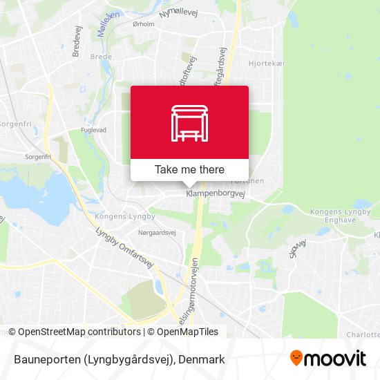 Bauneporten (Lyngbygårdsvej) map