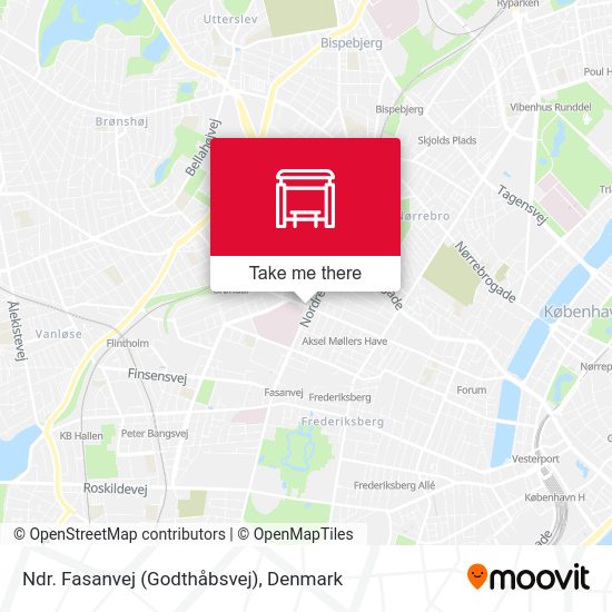 Ndr. Fasanvej (Godthåbsvej) map