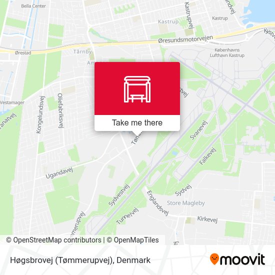 Høgsbrovej (Tømmerupvej) map