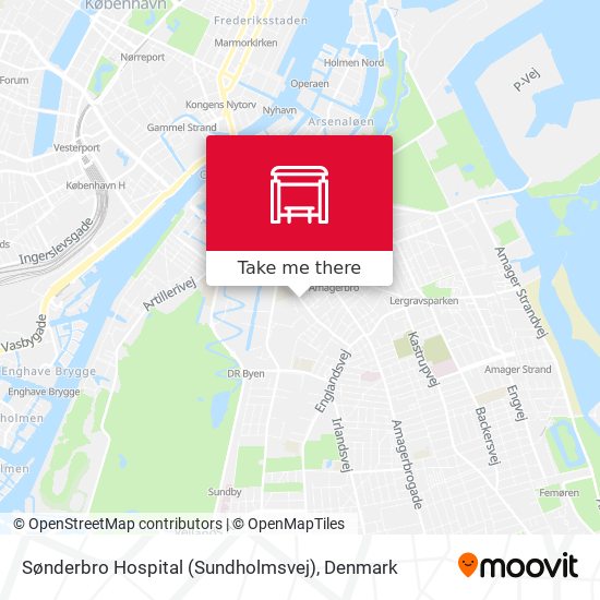 Sønderbro Hospital (Sundholmsvej) map