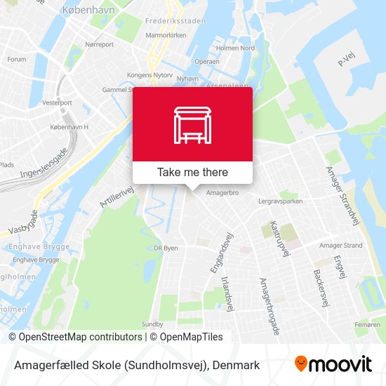 Amagerfælled Skole (Sundholmsvej) map
