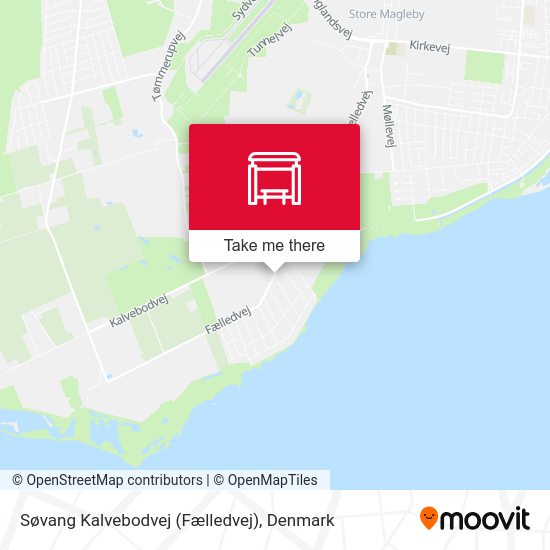 Søvang Kalvebodvej (Fælledvej) map