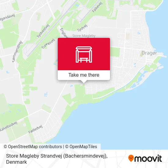 Store Magleby Strandvej (Bachersmindevej) map