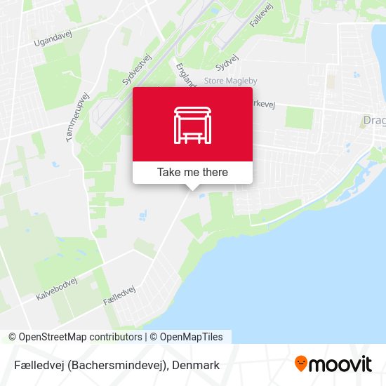 Fælledvej (Bachersmindevej) map