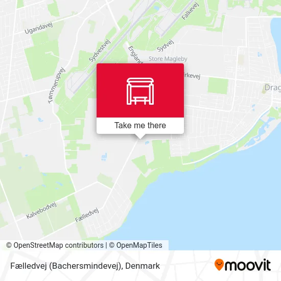 Fælledvej (Bachersmindevej) map