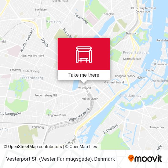 Vesterport St. (Vester Farimagsgade) map