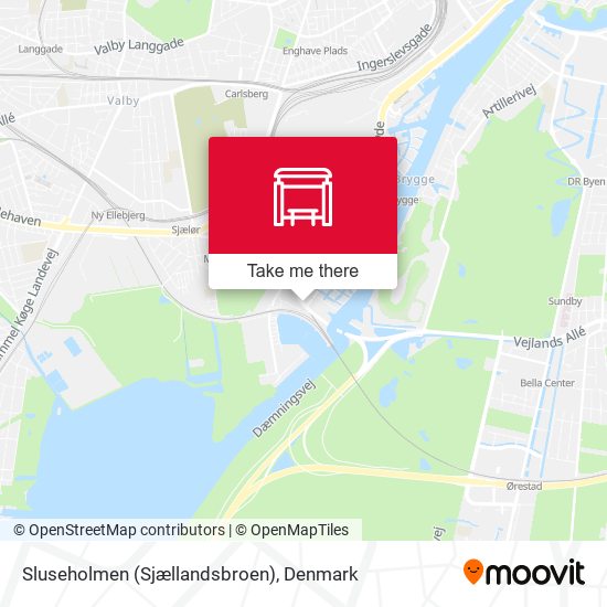 Sluseholmen (Sjællandsbroen) map