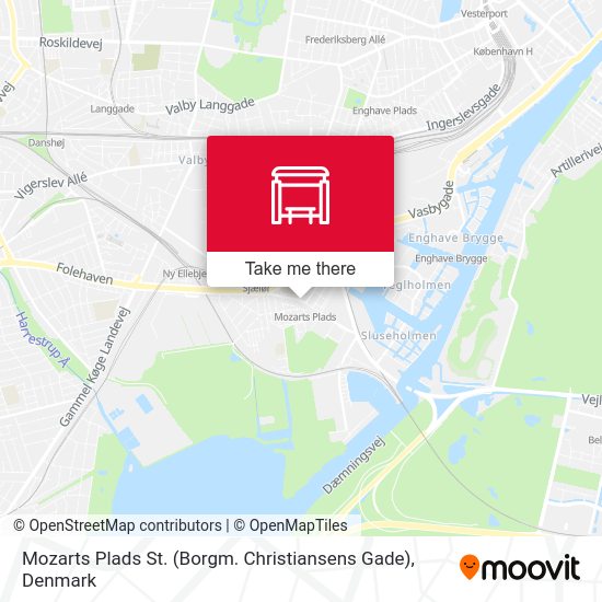 Mozarts Plads St. (Borgm. Christiansens Gade) map