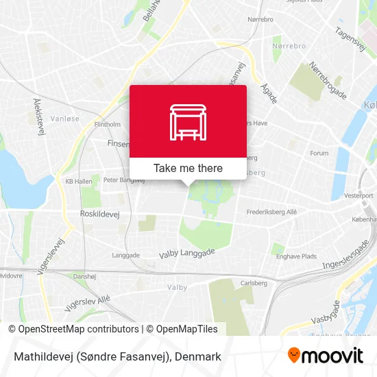 Mathildevej (Søndre Fasanvej) map