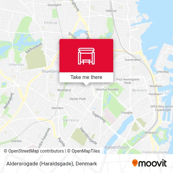 Aldersrogade (Haraldsgade) map