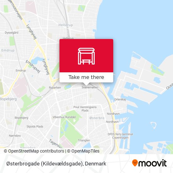 Østerbrogade (Kildevældsgade) map