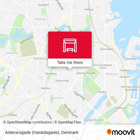 Aldersrogade (Haraldsgade) map