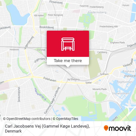 Carl Jacobsens Vej (Gammel Køge Landevej) map