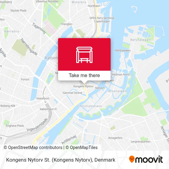 Kongens Nytorv St. map