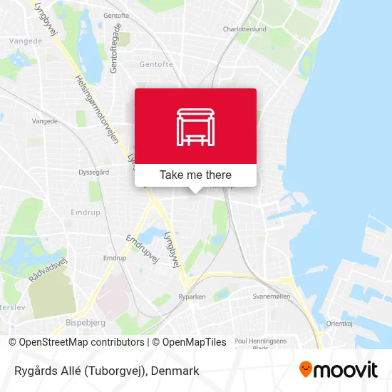 Rygårds Allé (Tuborgvej) map