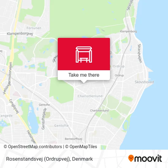 Rosenstandsvej (Ordrupvej) map