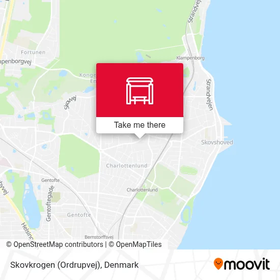 Skovkrogen (Ordrupvej) map